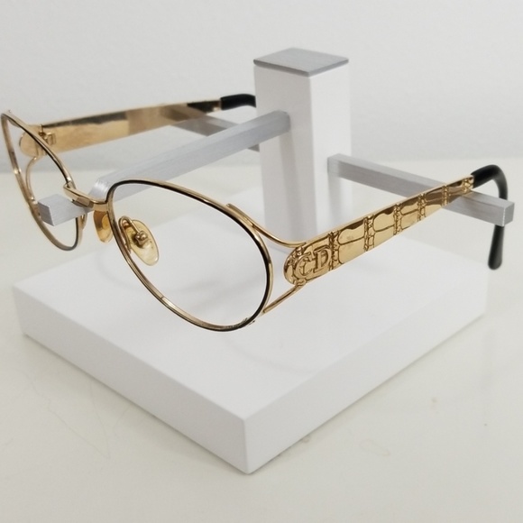 Dior Accessories - CHRISTIAN DIOR Vintage Crocodile Eyeglass Frames R
